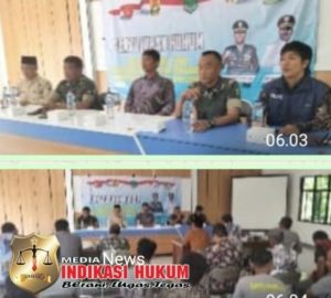 Kodim 0509/Kabupaten Bekasi Gelar Penyuluhan Hukum di Desa Nagacipta
