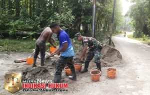 TMMD ke-126 Lanjutkan Sasaran di Hari ke-7 di Kampung Cempaka